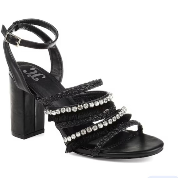 Journee Collection Shoes - 💥$10 SALE💥 NEW! BEAUTIFUL Journee Collection Ziggy Ankle Wrap Heels Size 7.5
